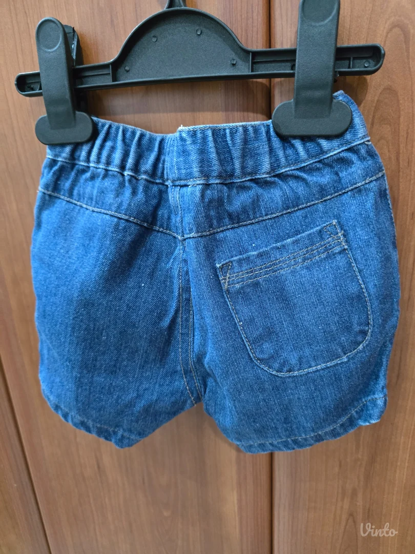 Teksas šorc za novorođenče Sprout – vel. 56 (0–3 meseca)