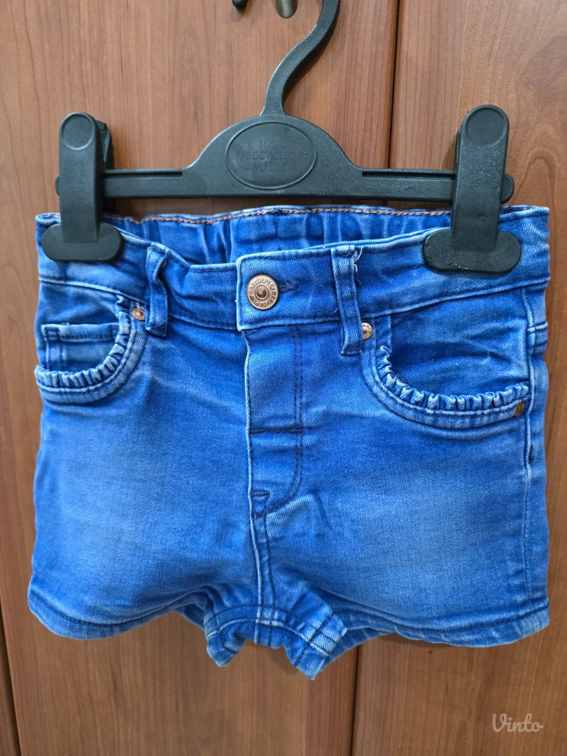 H&M teksas šorc za devojčice – veličina 86 (12–18 meseci)