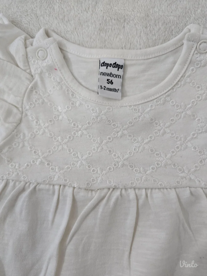 Takko bodi haljina za bebe – vel. 56 (1–2 meseca)