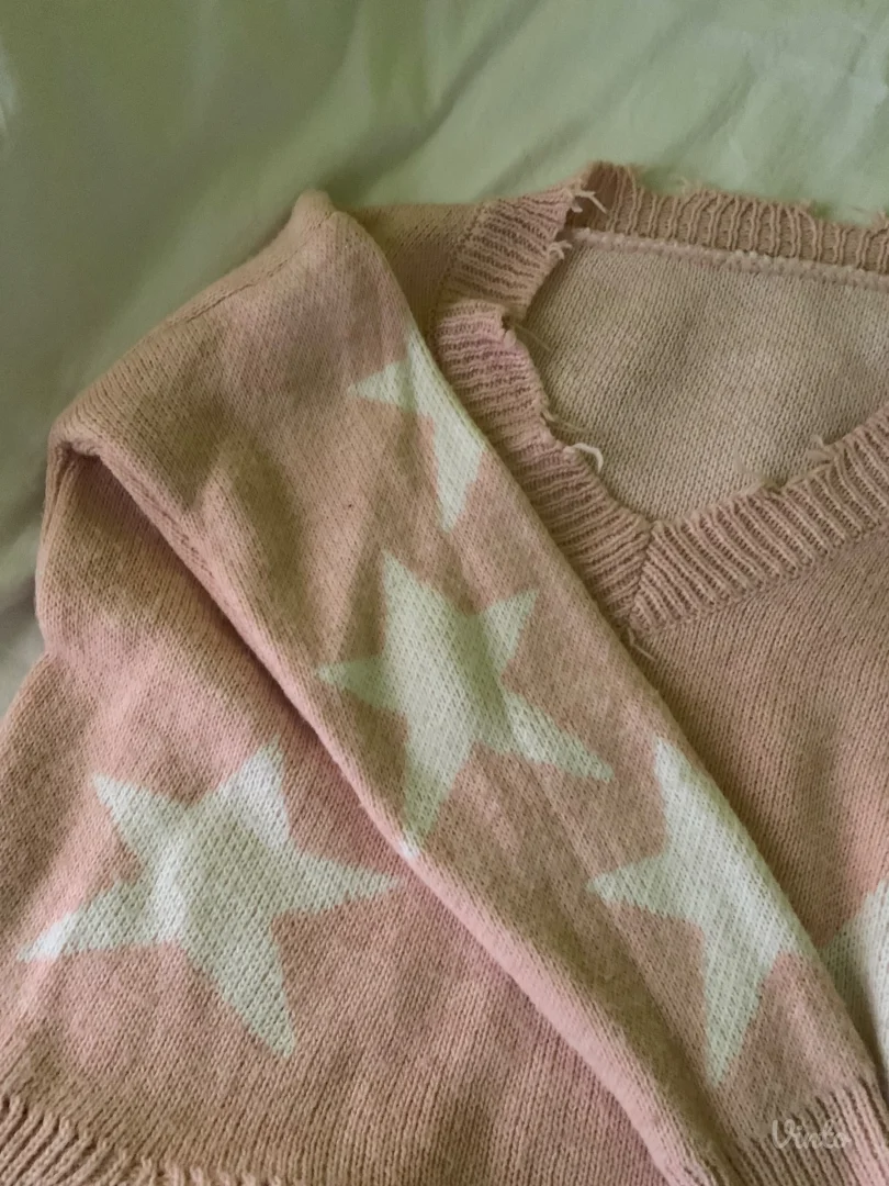 Roze čemper sa zvezdicama