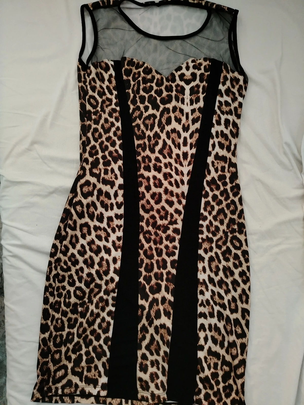 Atraktivna EFFE leopard haljina sa tilom (M/L)