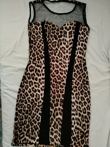Atraktivna EFFE leopard haljina sa tilom (M/L)