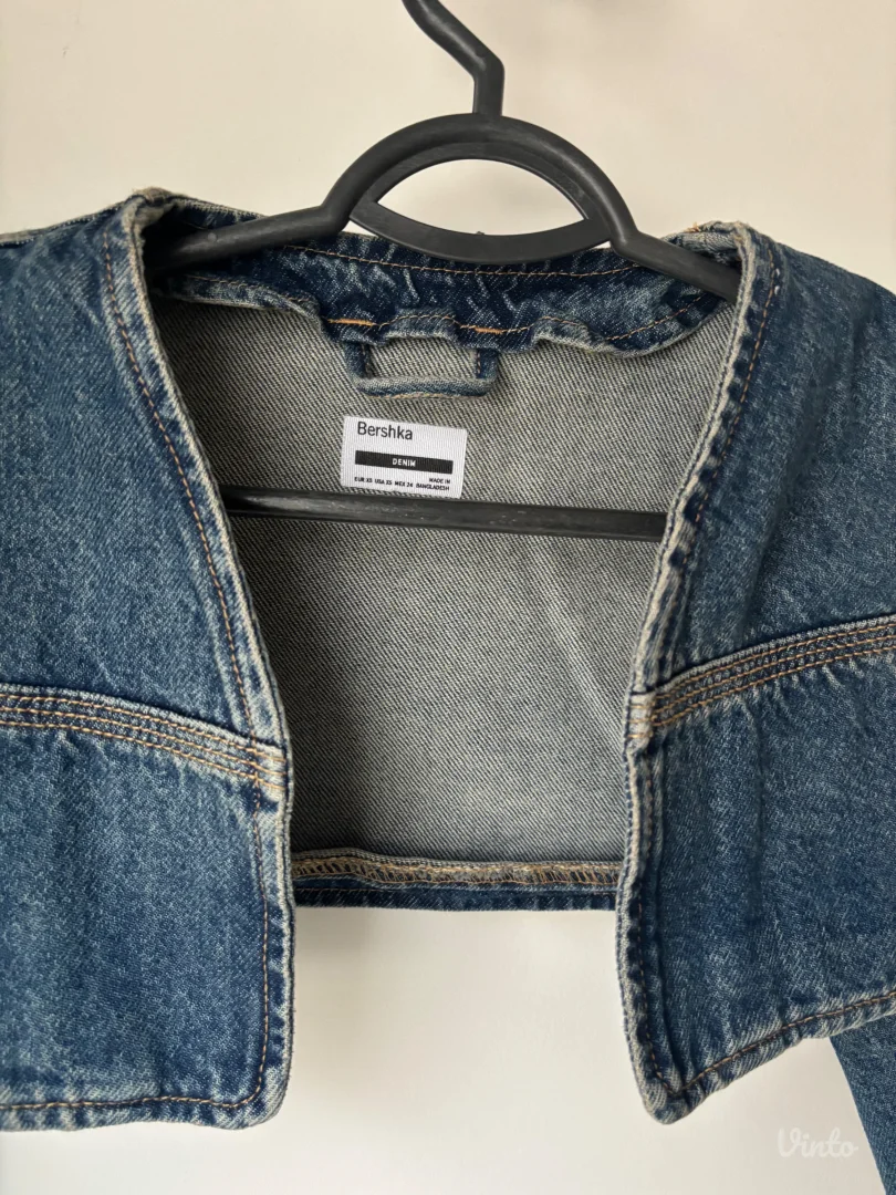 BERSHKA Teksas jaknica/Bolero