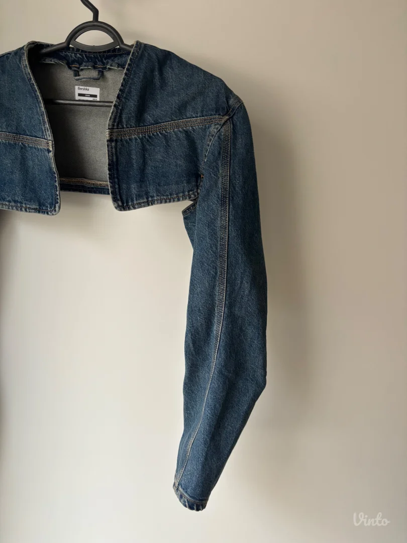 BERSHKA Teksas jaknica/Bolero