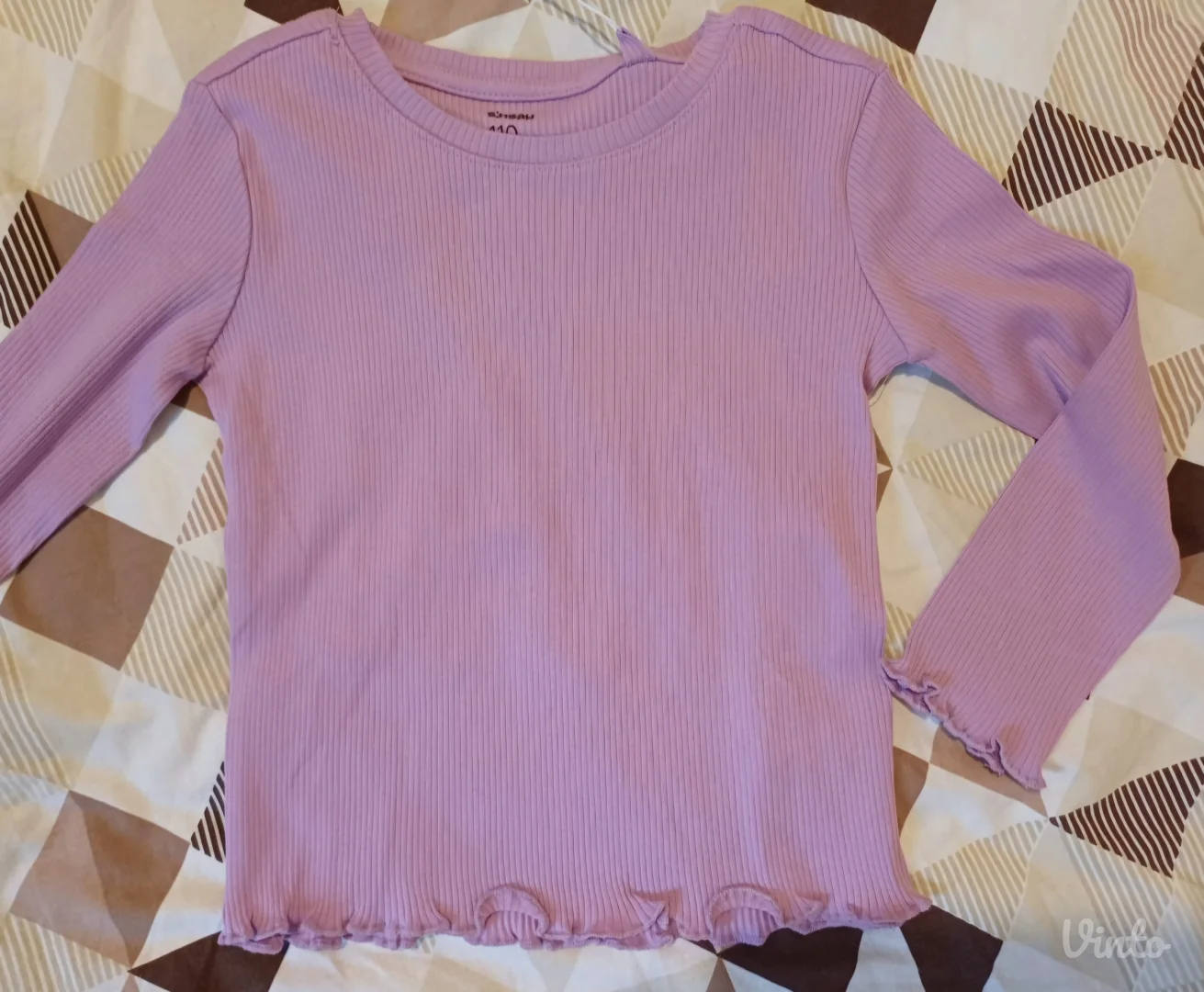 3 majice dugih rukava za devojčicu 4/5 godina (NOVO)