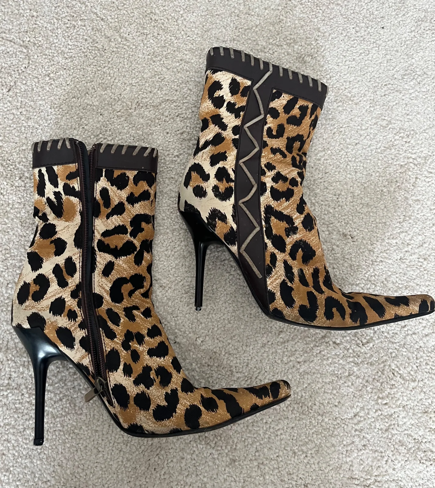 Animal print čizme Casadei