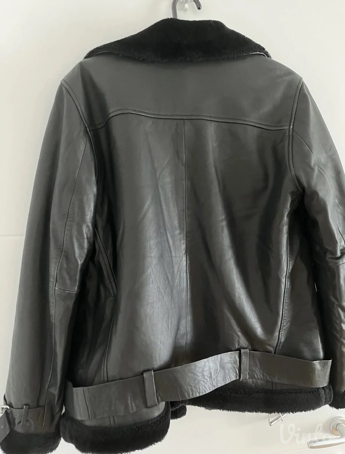 Koža-krzno, aviator bunda za zimu - SUPERDRY original