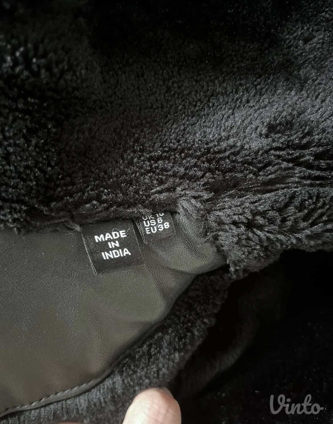 Koža-krzno, aviator bunda za zimu - SUPERDRY original