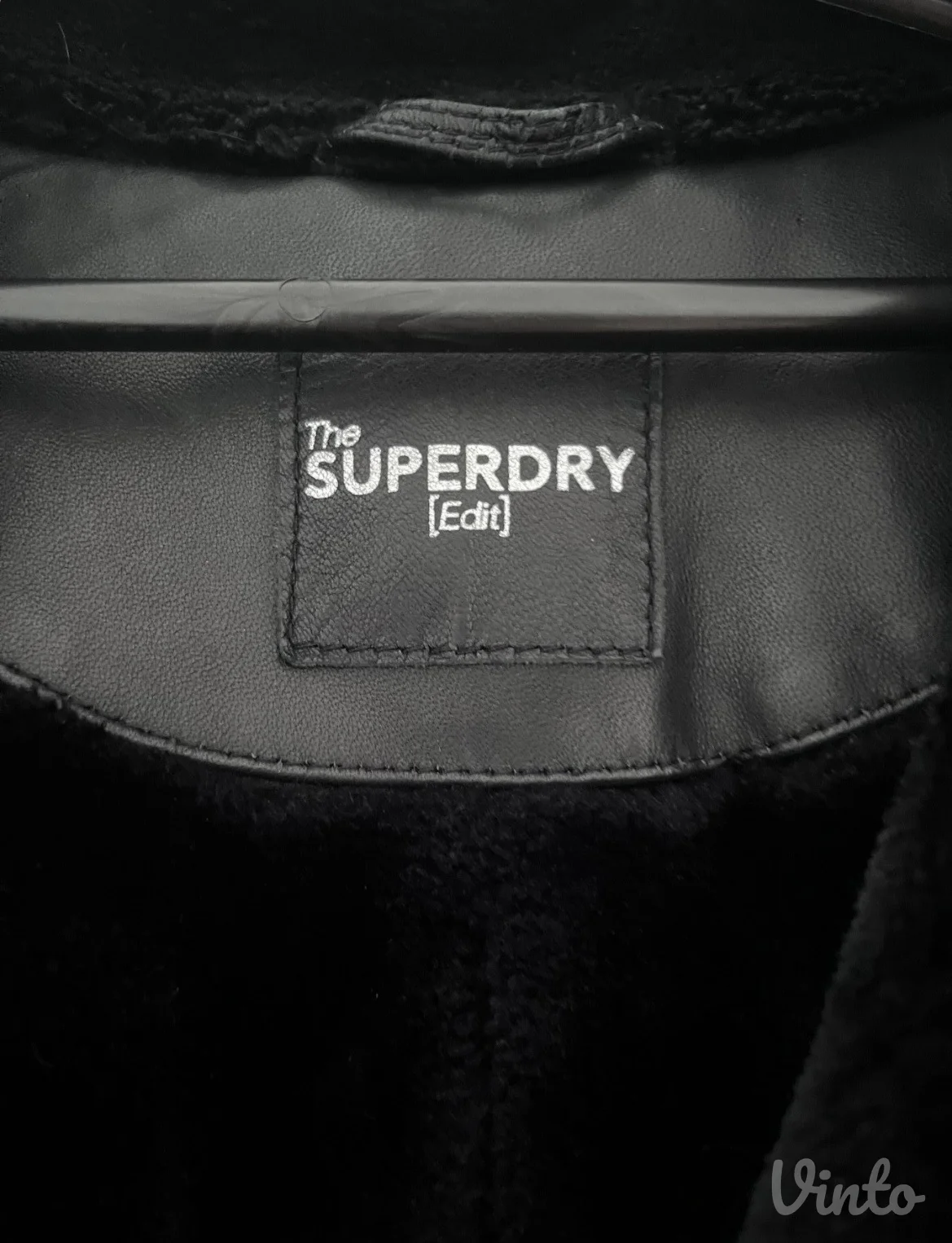 Koža-krzno, aviator bunda za zimu - SUPERDRY original