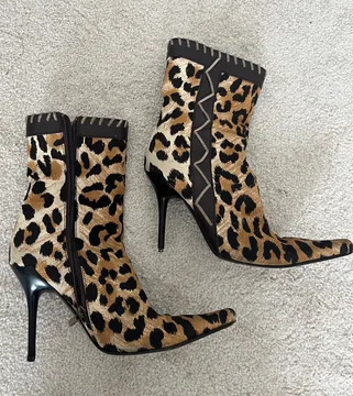 Animal print čizme Casadei