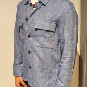 Garinello - Muška košulja/nadkošulja - Lan, pamuk