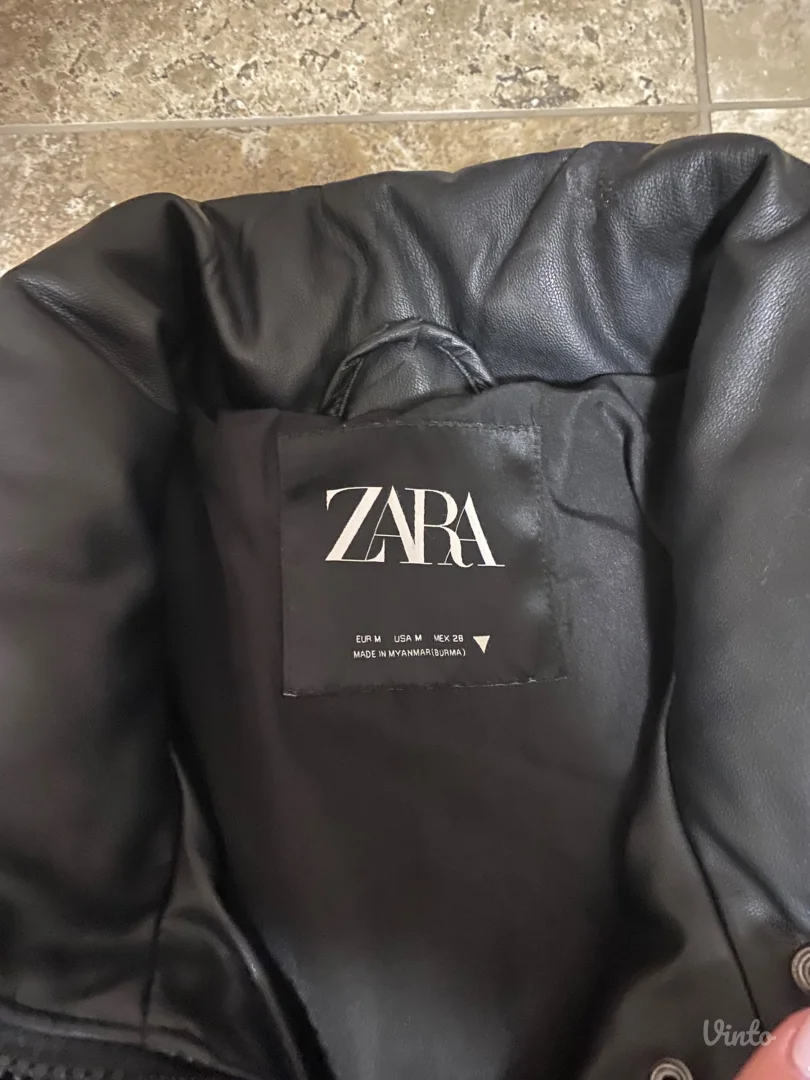 Zara crna ženska jakna