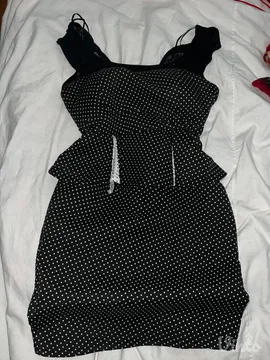 polka dot preslatka haljina