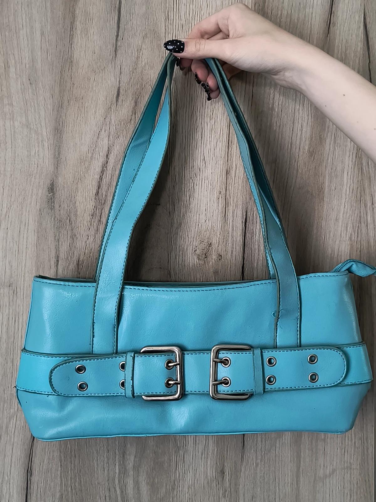 Plava Vintage torba