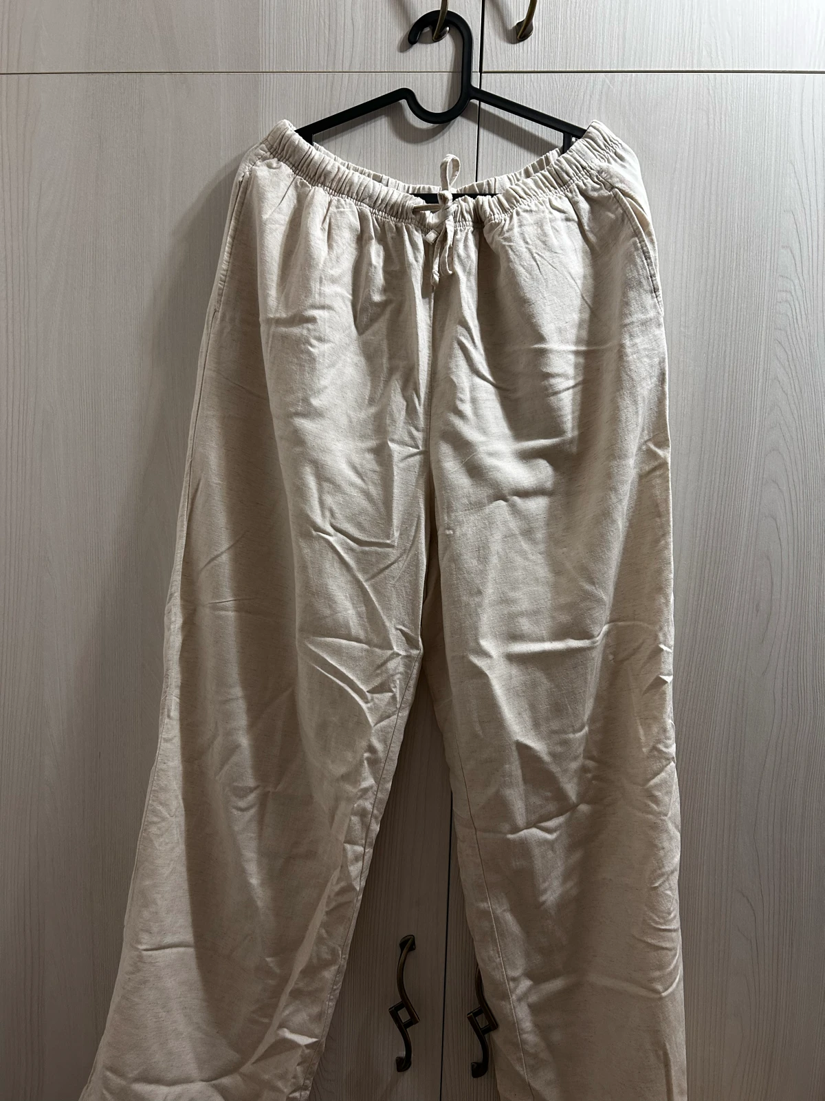 Waikiki bež lanene pantalone