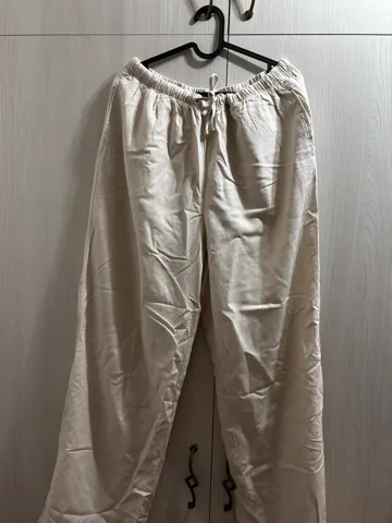 Waikiki bež lanene pantalone