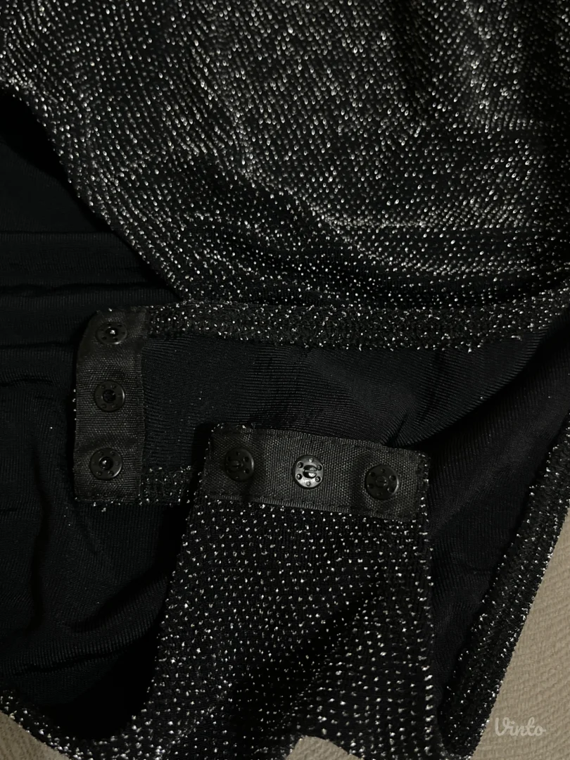 H&M - Body dugih rukava sa šljokicama