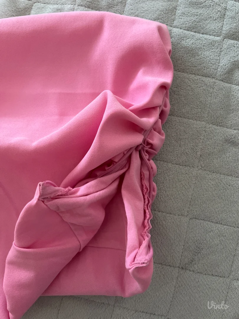 Zara - Roze nabrani top