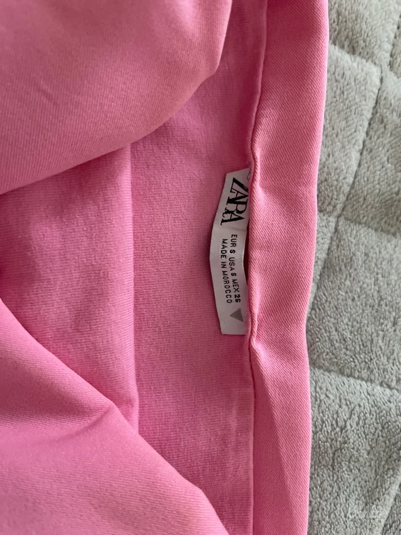 Zara - Roze nabrani top