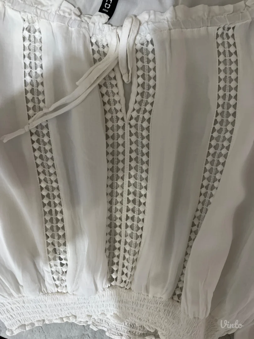 H&M - Bela kratka košuljica