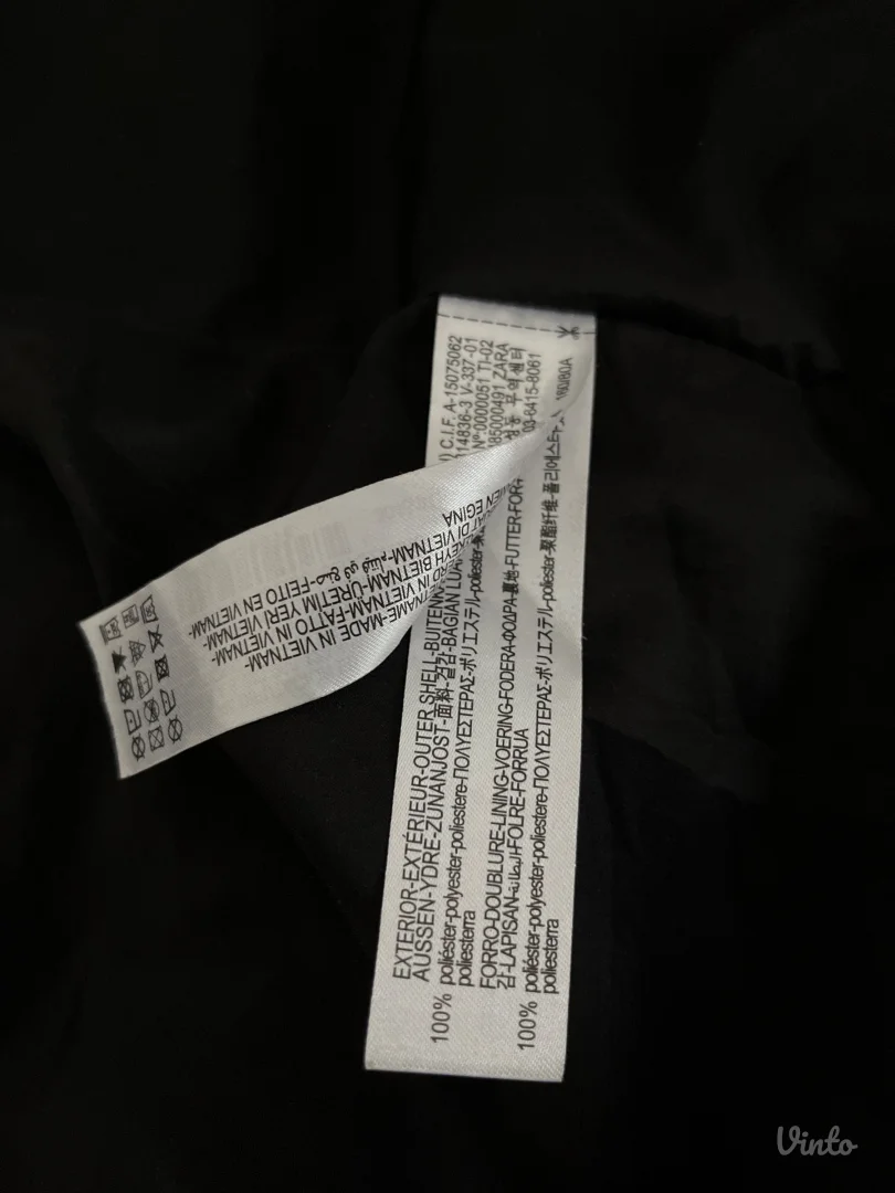 Zara - Dugi crni prsluk