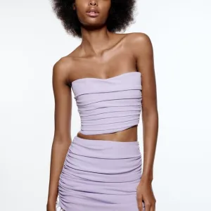 Zara - Lila komplet (suknjica i top)