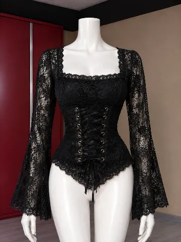 Gothic korset bluza