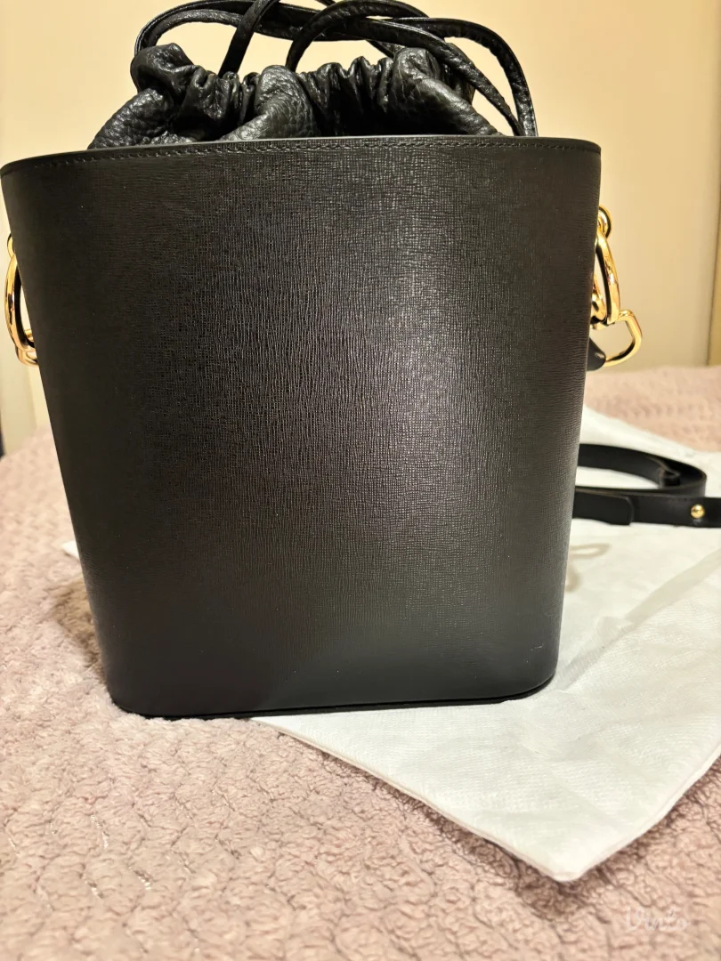 Mona kozna bucket torba