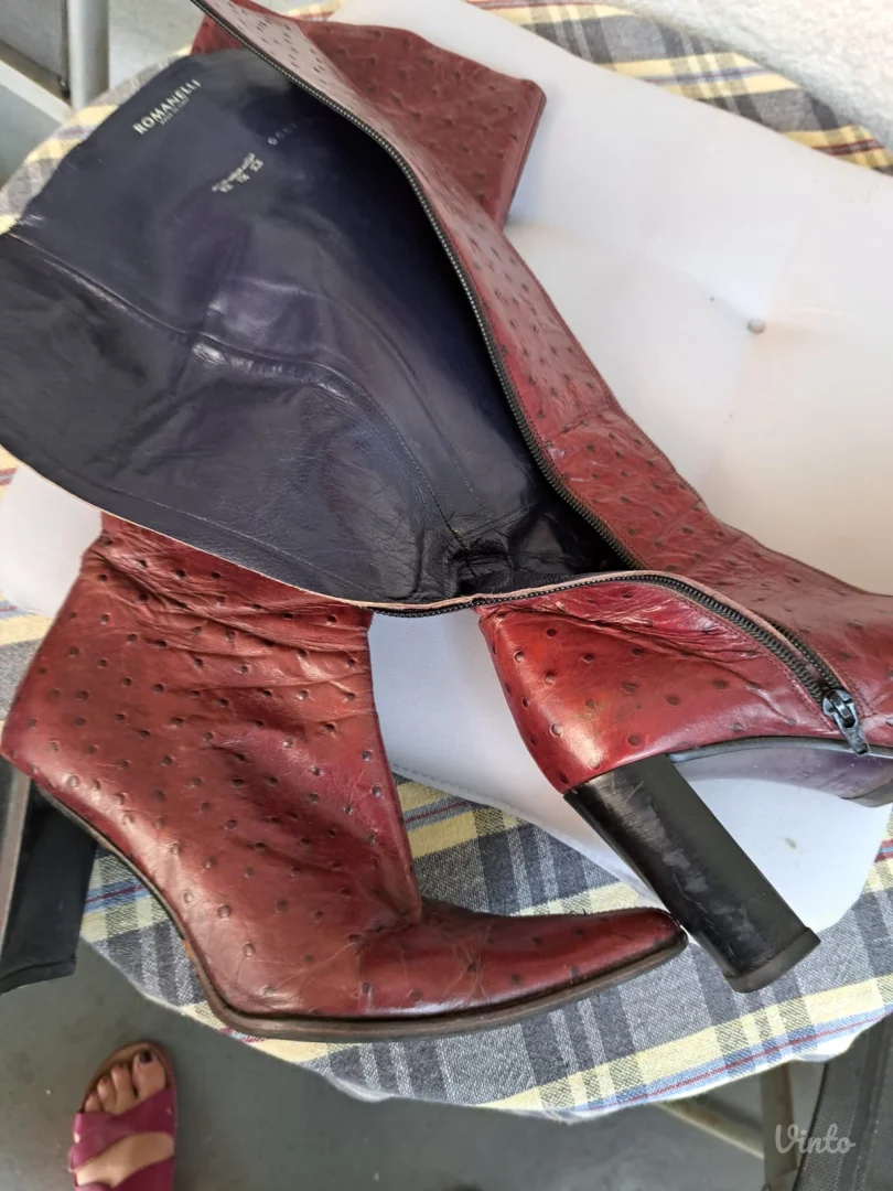 Romanelli čizme - prava koža!