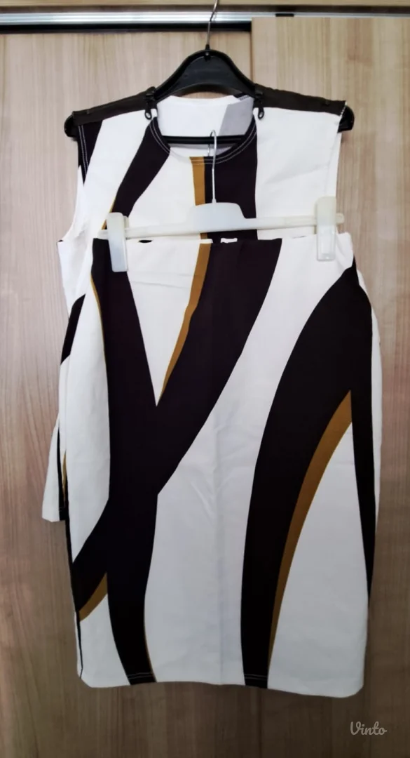 Trikotažni komplet, suknja i bluza - NOVO!