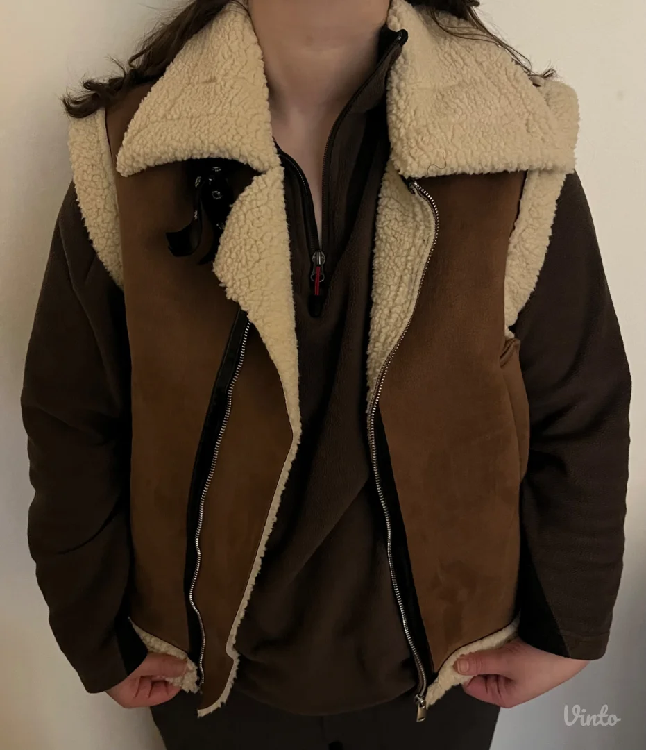 Prsluk od prevrnute kože