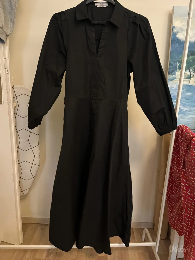 Crna haljina-košulja