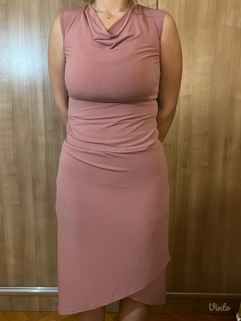 Trikotažni komplet, suknja i bluza - NOVO!