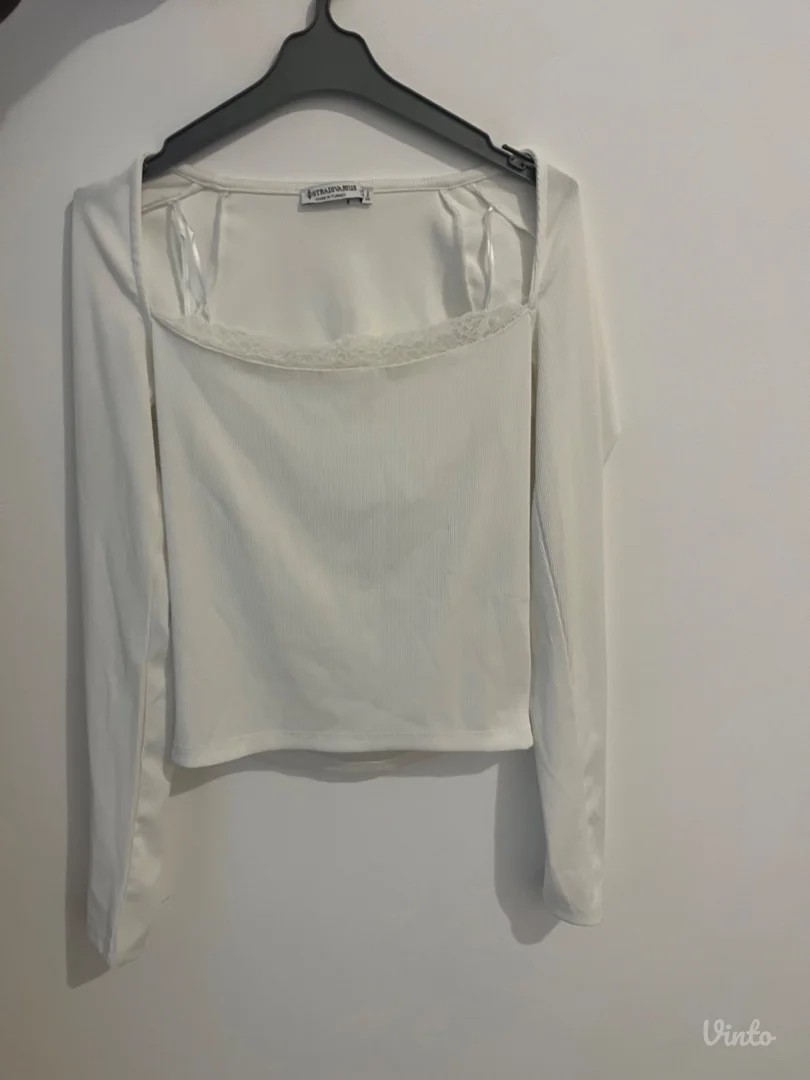 Stradivarius - bela majica