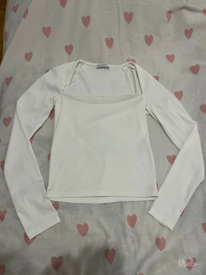 Stradivarius - bela majica