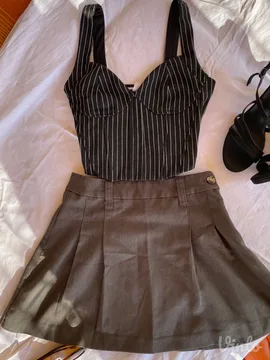 h&m suknja i top