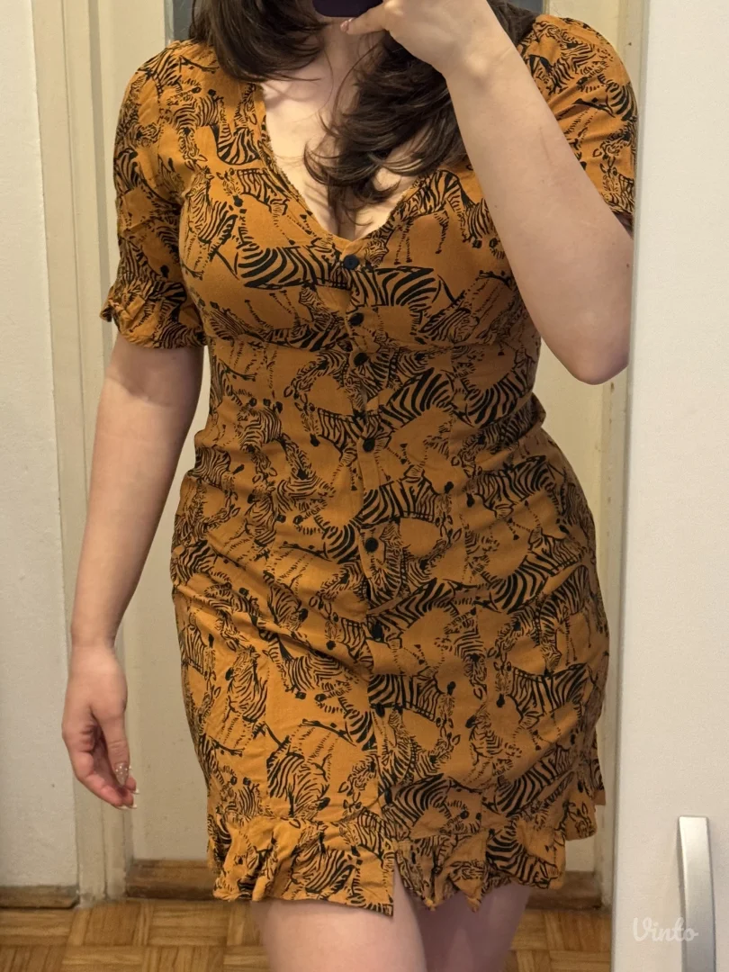 Haljina sa zebra printom