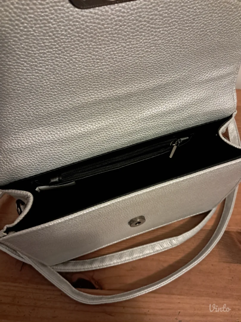 Shein srebrna torbica