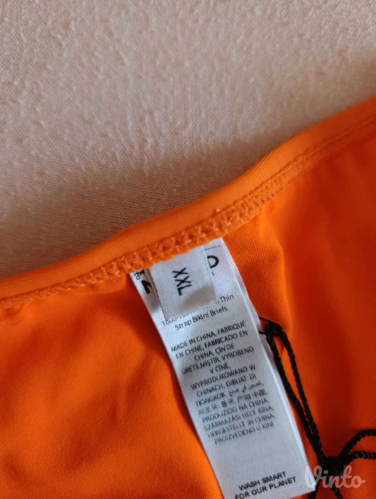 NA-KD ženski bikini set jarko narandžaste boje