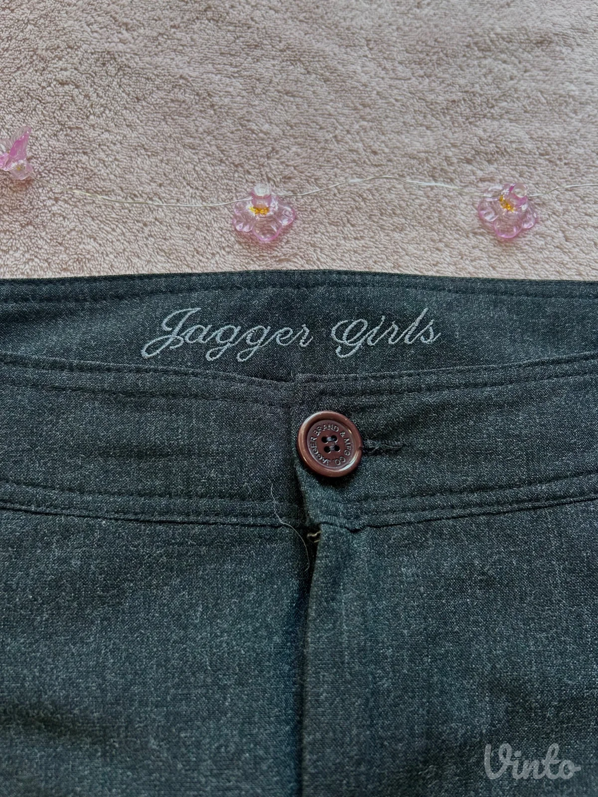 Jagger girls tamo siva pamučna suknja M