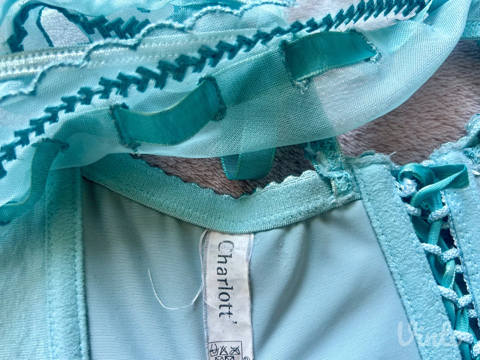 Charlotte tirkizni korset S