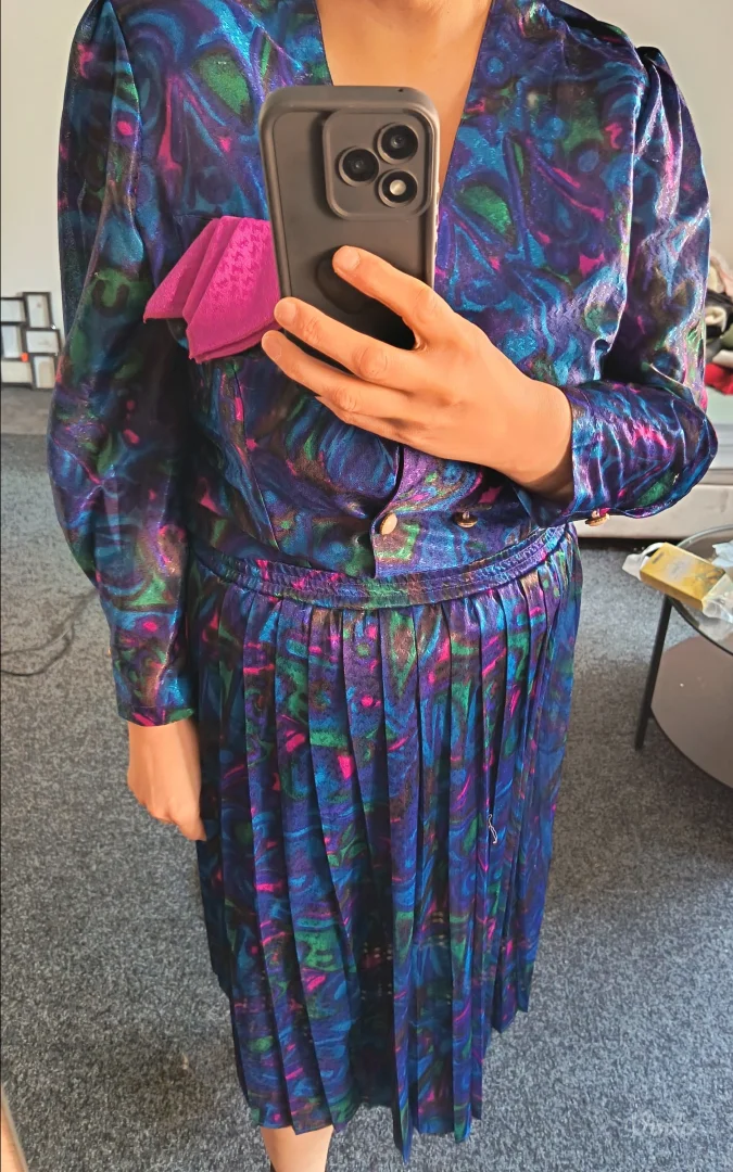 Koplet suknja I bluza vintage