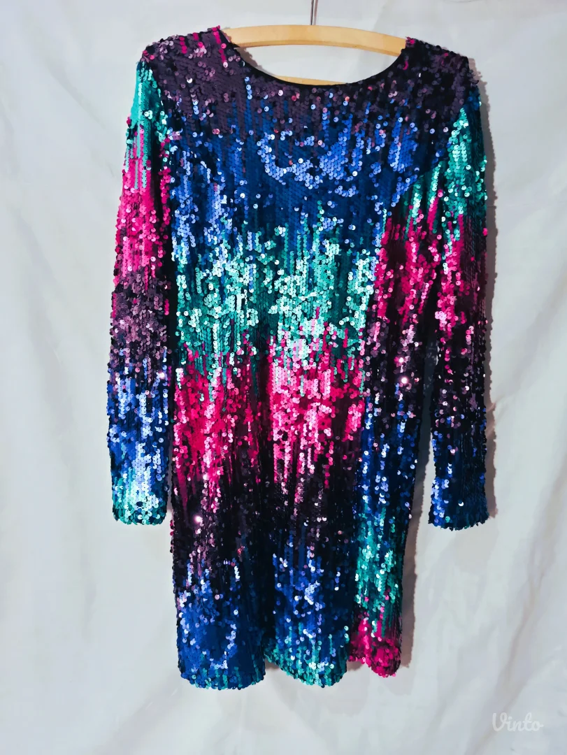 Disco / party haljina sa šljokicama