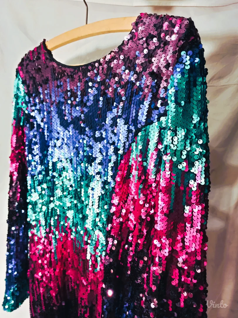 Disco / party haljina sa šljokicama