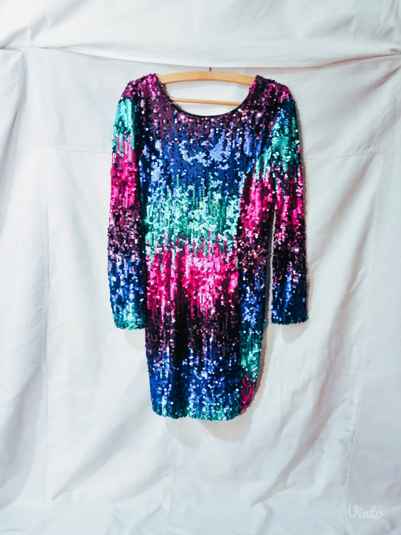 Disco / party haljina sa šljokicama