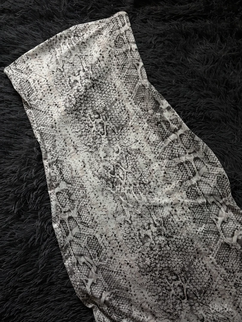 BERSHKA HALJINA ZMIJSKI PRINT