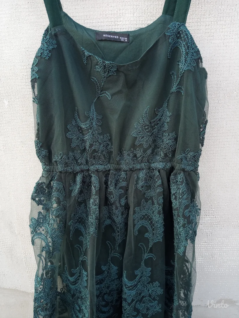 RESERVED haljina cipka VEL.34-NOVA