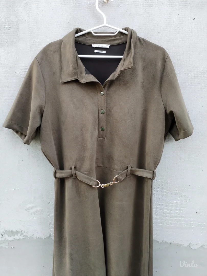 RESERVED HALJINA velur maslinasto zelena VEL.XL