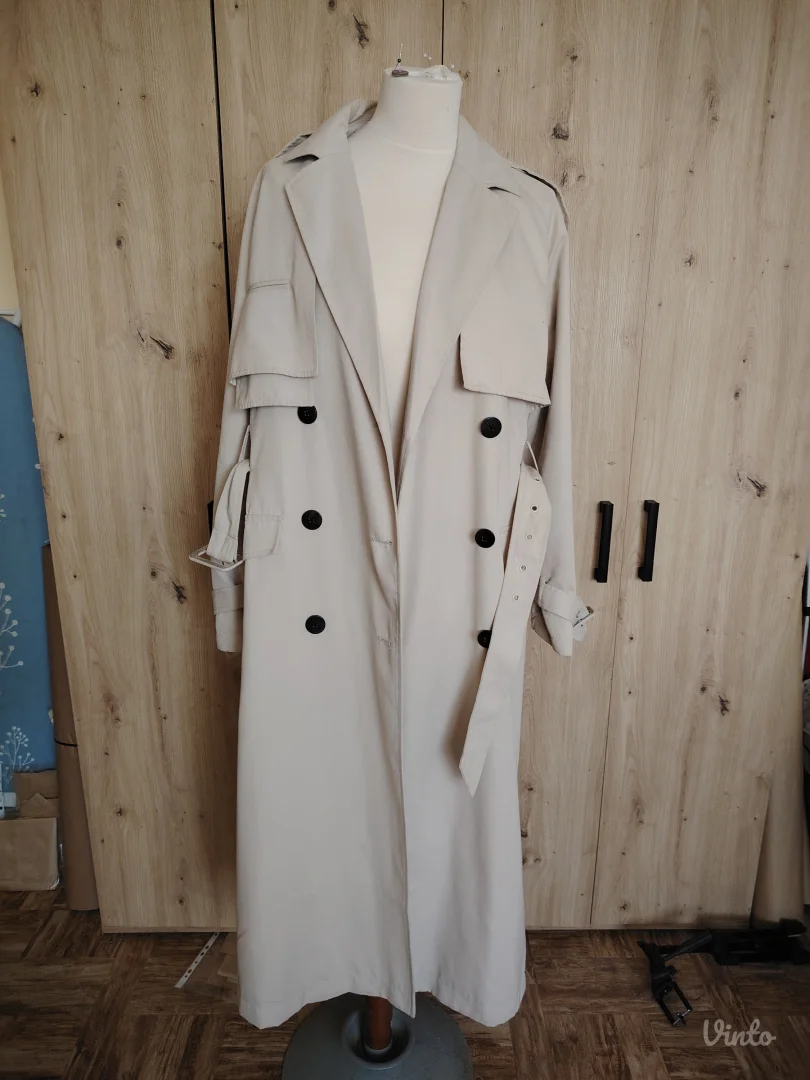 SINSAY TRENCH mantil bez VEL.M