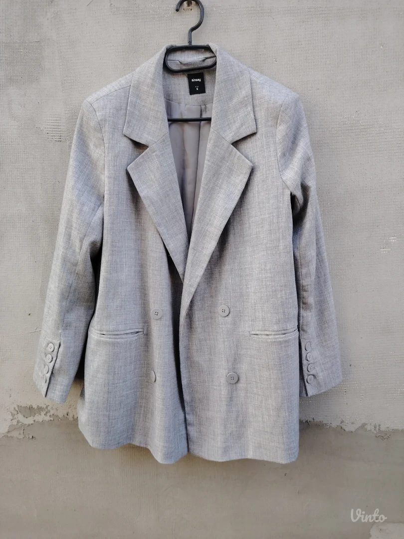 SINSAY sako sivi VEL. S